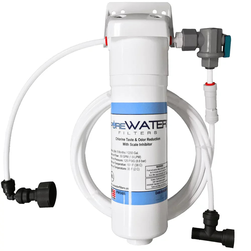Keurig KQ8A Water Filter System for Direct Water Line Plumb Kit Hookup For Models B150P, K150P, K155P, K2500, K3000, K3000SE, B3000, B3000SE, K3500, K4000