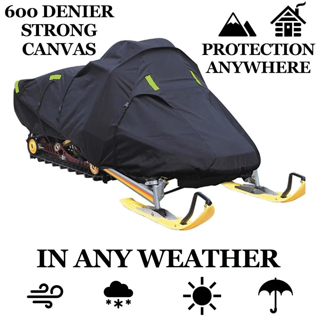 Snow Shield Suitable for 2004-2004 Ski Doo Bombardier snowmobile model GSX LIMITED 1 UP 800, Trailerable 600 Denier Snow Machine Sled Gear