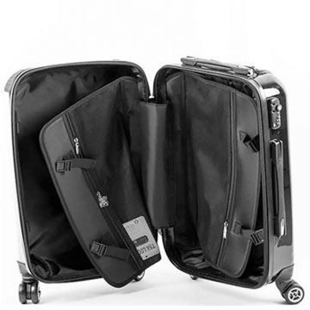 Rocksax Unisex AC/DC Official Tour Series Luggage/Suitcase By Rocksax - Back In Black - Large 95L