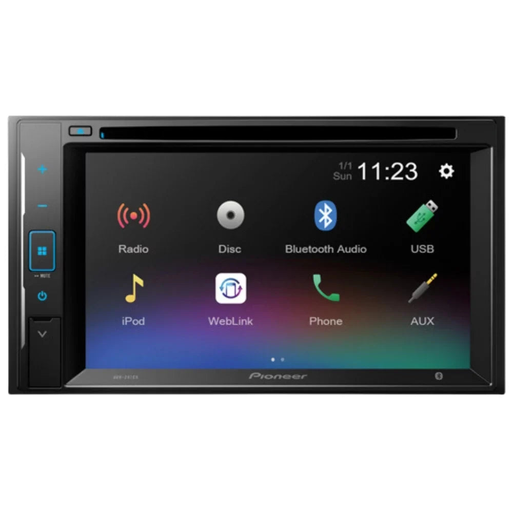 KIT2707 Bundle with Pioneer Multimedia DVD Car Stereo and Installation Kit - for 2003-2009 Toyota 4Runner Sport Edition w/RDS / Bluetooth Touchscreen, Backup Camera, Dash Kit