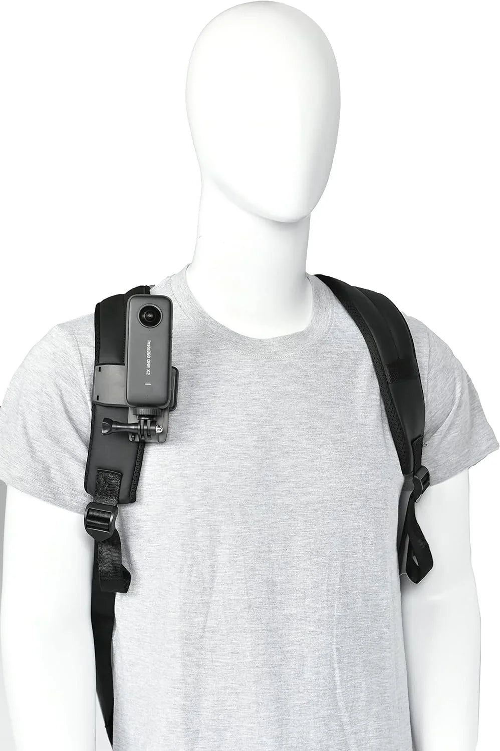 Action Camera Accessory Kit Chest Strap Mount Head Mount Wrist Strap Backpack Mount for Insta360 One X3/