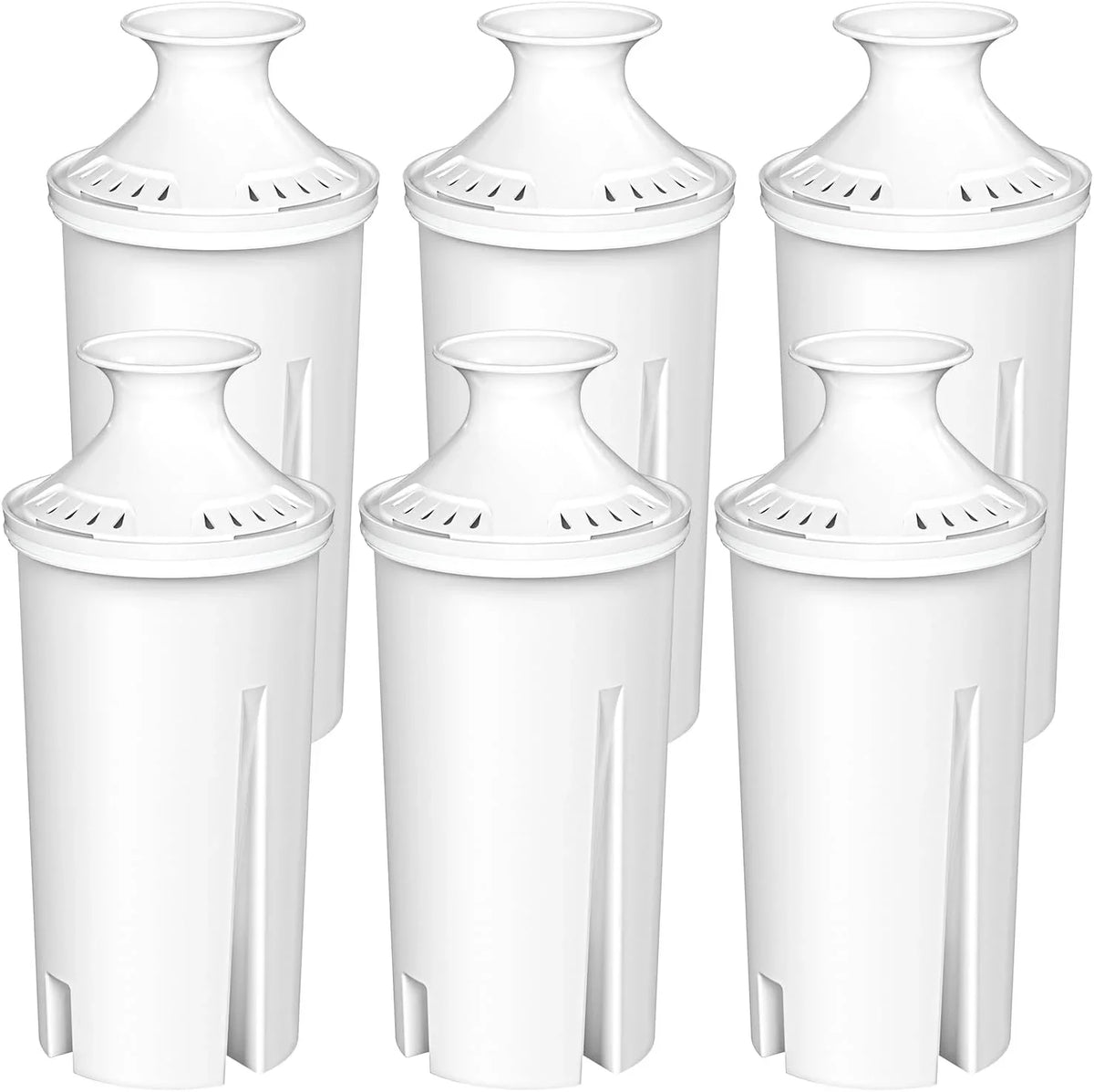 6-Pack Standard Water Filter Replacements for Brita® Water Pitchers and Dispensers, NSF Certified to Reduce Chlorine and Bad Taste, BPA free
