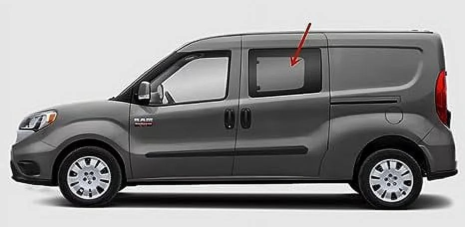 Movable Manual Sytle Driver Left Side Rear Door Window Door Glass Matching with Ram Promaster City 2015-2021 Models