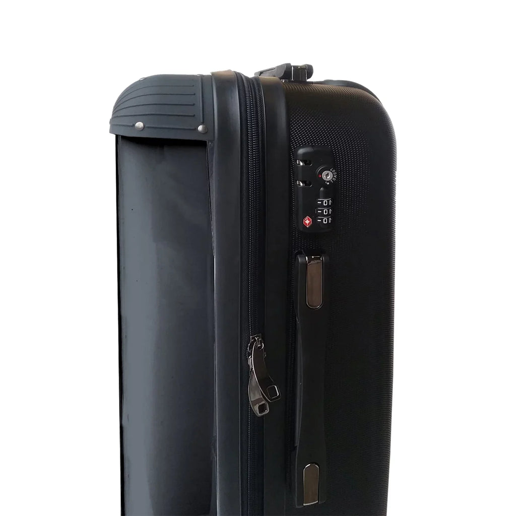 Rocksax Unisex AC/DC Official Tour Series Luggage/Suitcase By Rocksax - Back In Black - Large 95L