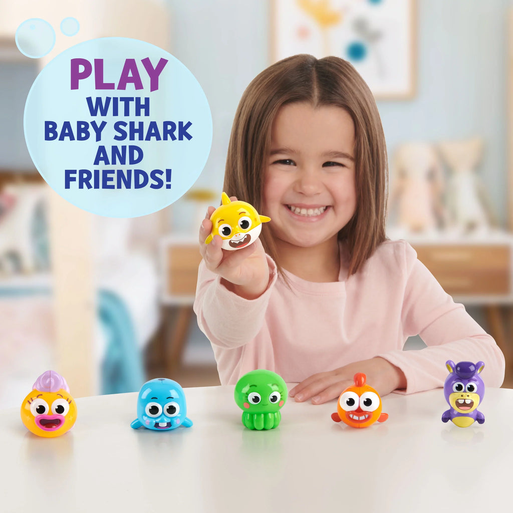 Baby Shark's Big Show! Collectible Figures, 6-Pack, Multicolor