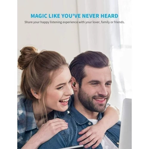 Wireless Earphones TWS Headphones True Stereo Earbuds w Mic Charging Case R8P for T-Mobile REVVL V Plus 5G 4 Plus - TCL 10L, Tab 8, 30 XE 5G, 20 XE, V 5G, 10 Pro 5G UW - Vankyo MatrixPad S10