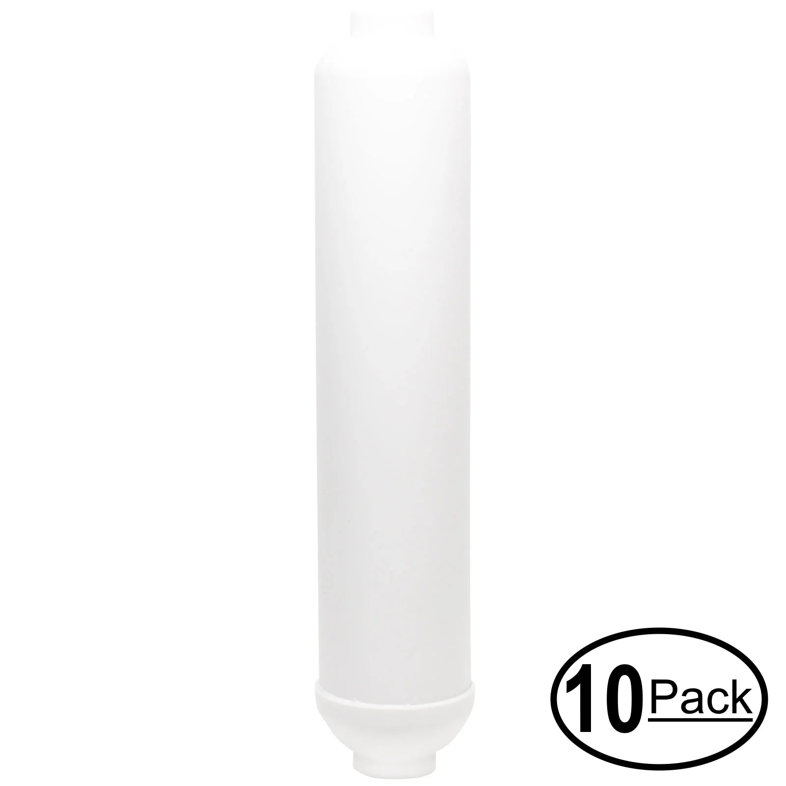 10-Pack Replacement for MaxWater 101038 Inline Filter Cartridge - Universal 10-inch Cartridge for MaxWater 9 Stage Alkaline Reverse Osmosis System - Denali Pure Brand