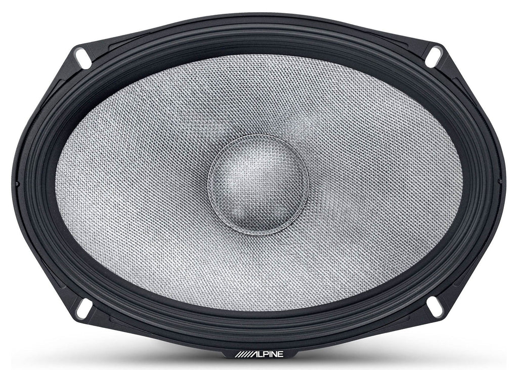 (2) Pairs Alpine R2-S69C 6x9" 2-Way Component Car Audio Speakers High-Resolution