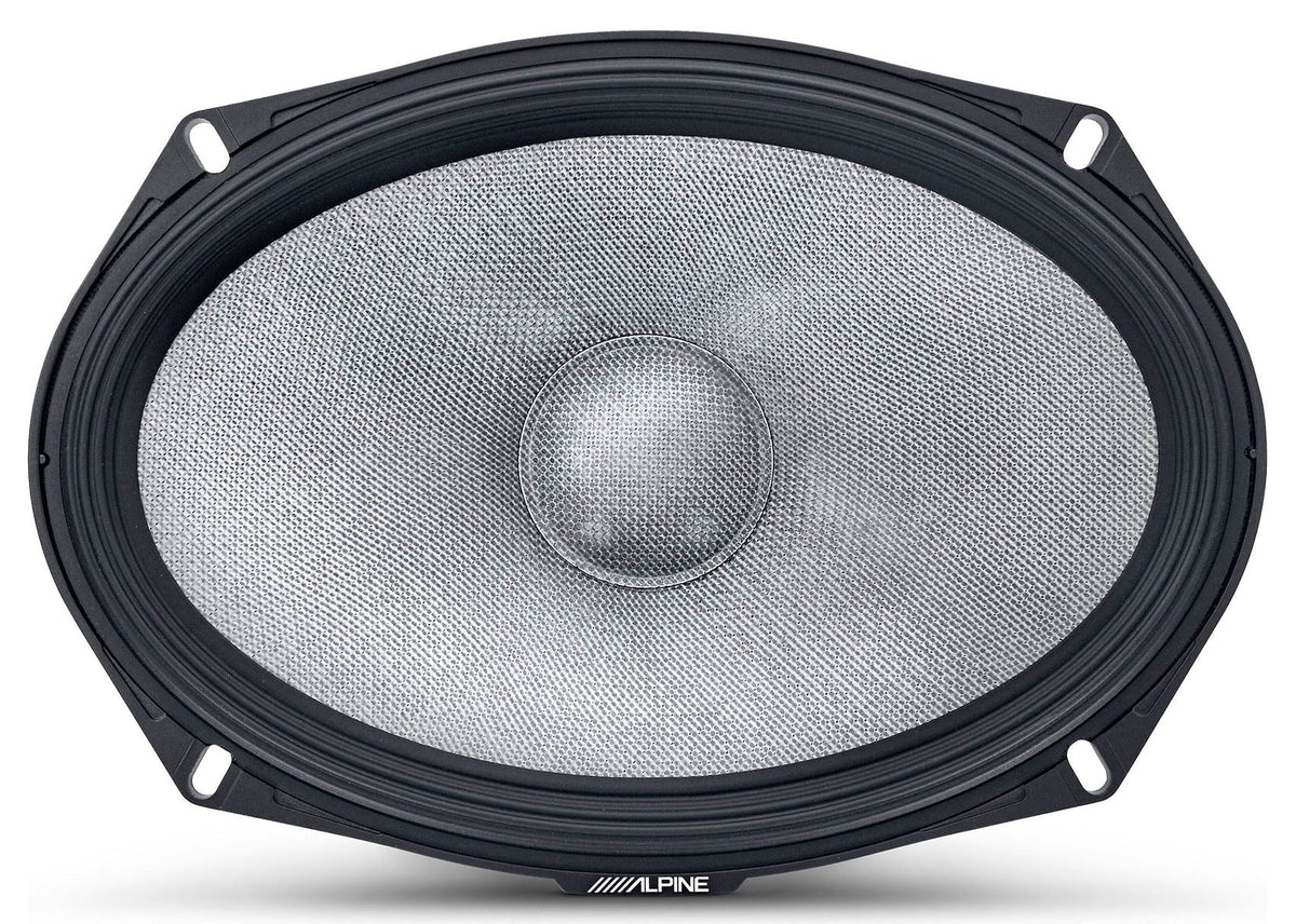 (2) Pairs Alpine R2-S69C 6x9" 2-Way Component Car Audio Speakers High-Resolution