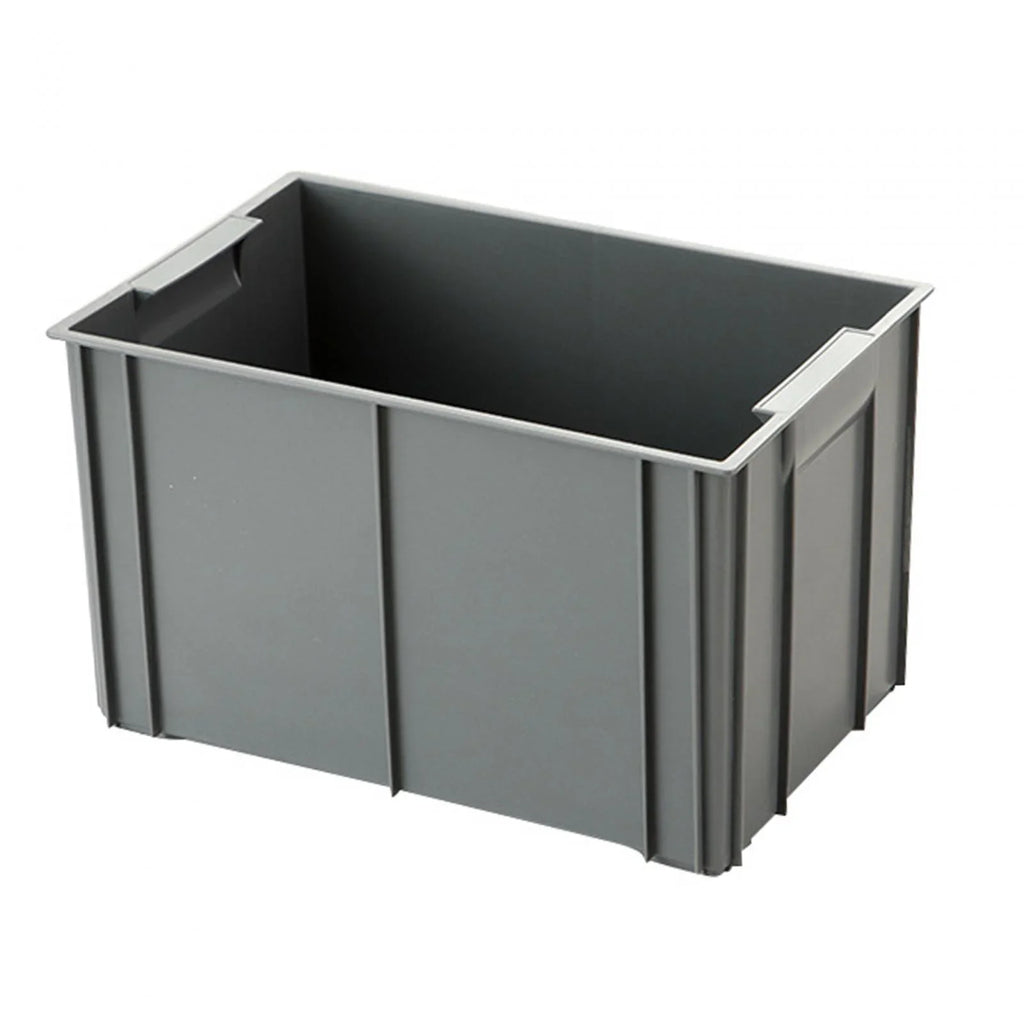 Storage Box Storage Bin Long-lasting Multipurpose Organizer Space Saving Stackable Storage Container for RV Travel Desktop Fishing Gray 28.5x18x17cm
