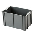 Storage Box Storage Bin Long-lasting Multipurpose Organizer Space Saving Stackable Storage Container for RV Travel Desktop Fishing Gray 28.5x18x17cm