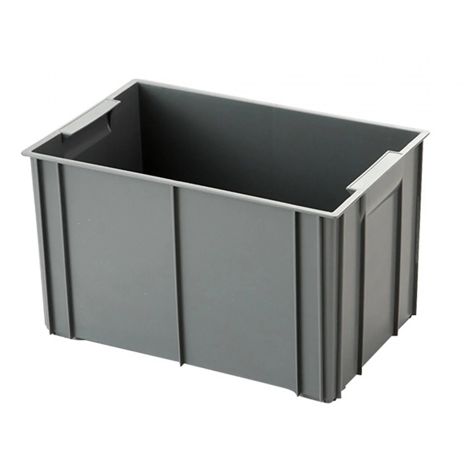 Storage Box Storage Bin Long-lasting Multipurpose Organizer Space Saving Stackable Storage Container for RV Travel Desktop Fishing Gray 28.5x18x17cm