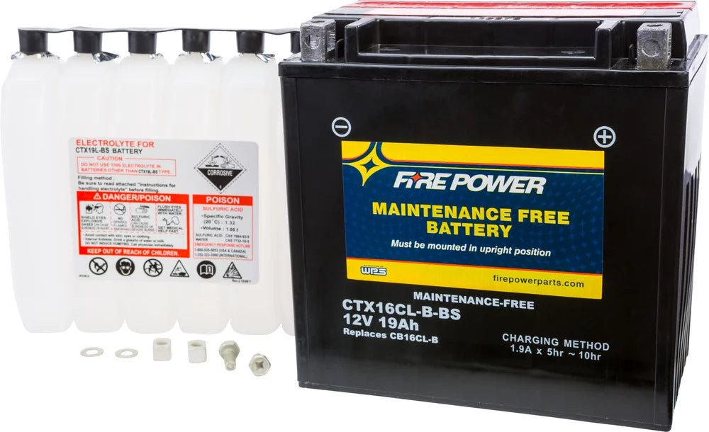 Fire Power Maintenance Free Battery Fitting With Sea-Doo Wake 155 2005-2007