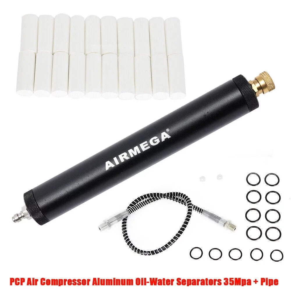 Mkyiongou Kit of Air Filter cylinder Compressor Oil-Water Separator Aluminium Alloy 35Mpa