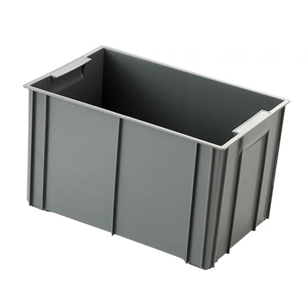 Storage Box Storage Bin Long-lasting Multipurpose Organizer Space Saving Stackable Storage Container for RV Travel Desktop Fishing Gray 28.5x18x17cm