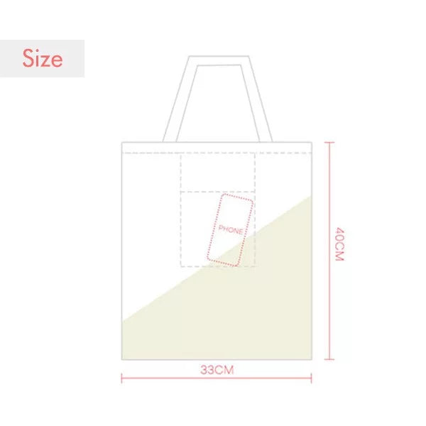 Chrysanthemum Greenery Flower Expression Sack Canvas Tote Shoulder Bag