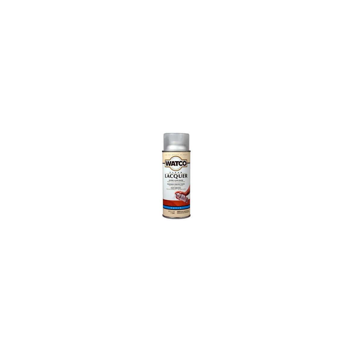 Watco Satin Clear Oil-Based Alkyd Wood Finish Lacquer Spray 11.25 oz. - Total Qty: 6