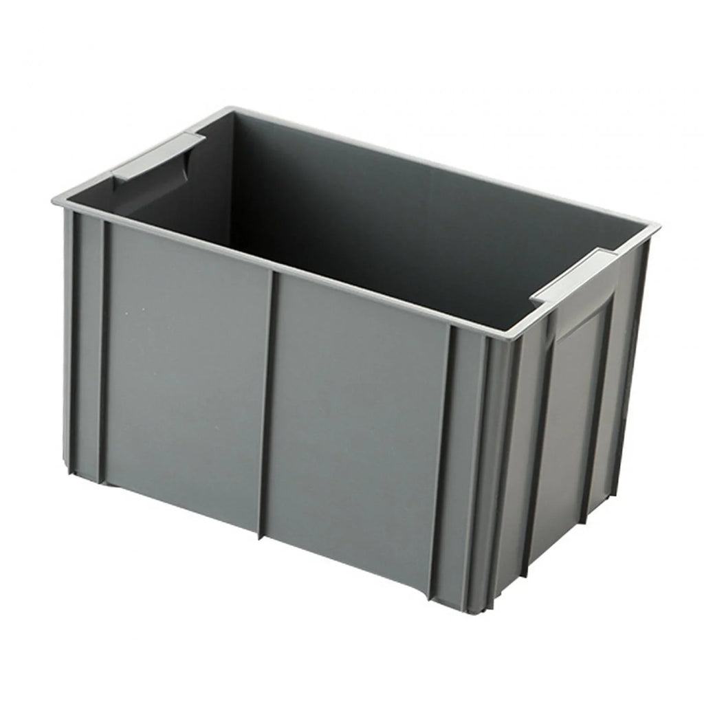 Storage Box Storage Bin Long-lasting Multipurpose Organizer Space Saving Stackable Storage Container for RV Travel Desktop Fishing Gray 28.5x18x17cm