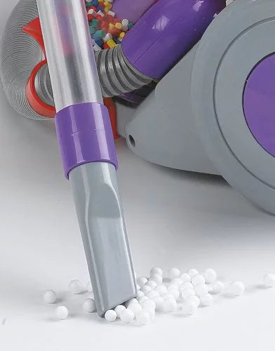 Casdon Dyson DC22 Vacuum Cleaner, Toy Dyson DC22 Vacuum Cleaner For Children Aged 3+, Features Working Suction, Just Like The Real Thing,Grey/Purple/Red