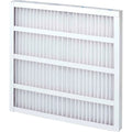 Global Industrial High Capacity Pleated Air Filter, MERV 8, Self-Supported, 20"Wx15"Hx1"D, Lot of 12