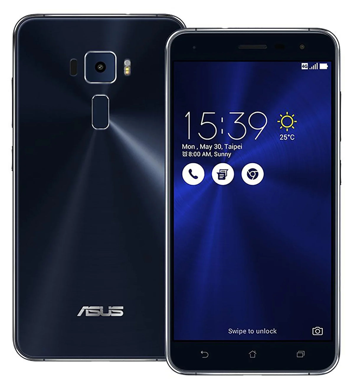 Asus Zenfone 3 ZE520KL 32GB Unlocked GSM 4G LTE Octa-Core Android Phone w/ 16MP Camera - Sapphire Black (International Version)