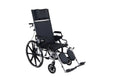 Drive Medical Viper Plus GT Full Reclining Wheelchair, Detachable Desk Arms, 18" Seat