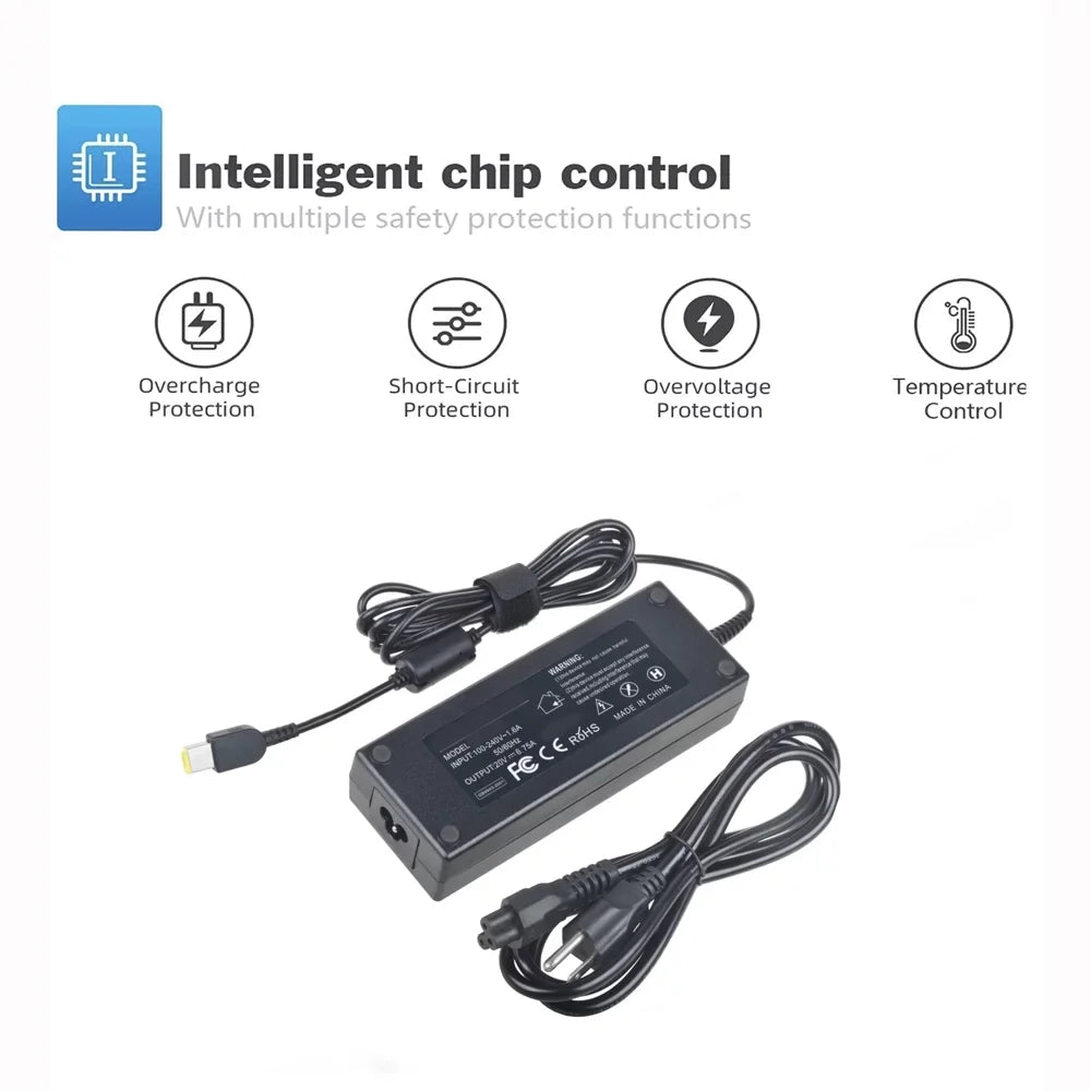 CJP-Geek 135W AC Power Adapter Charger Supply for Lenovo Y50-70AS-ISE ADL135NLC3A Cord