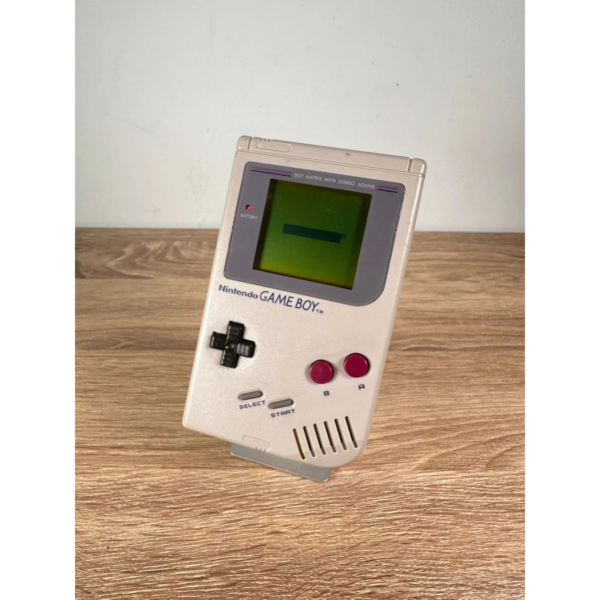Restored Original Nintendo Game Boy Console Classic Grey Tested and Cleaned Works Top-notch Rare Collectable (Refurbished)