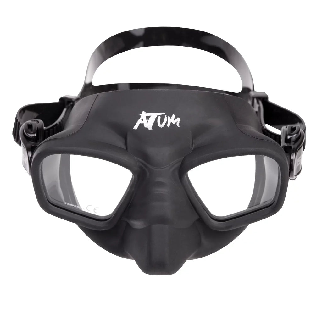 IST Low Volume Dive Mask with Matte Black Finish