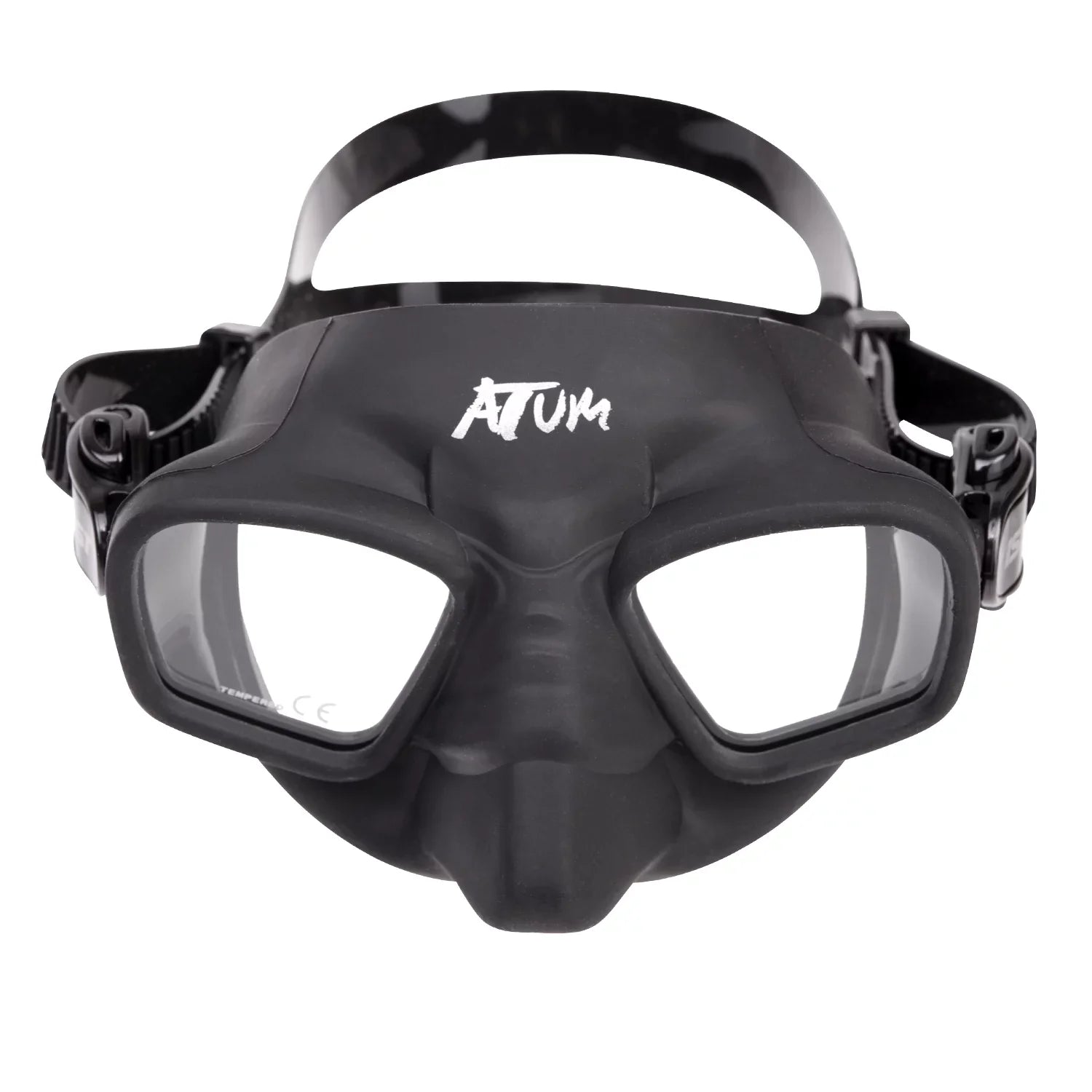 IST Low Volume Dive Mask with Matte Black Finish