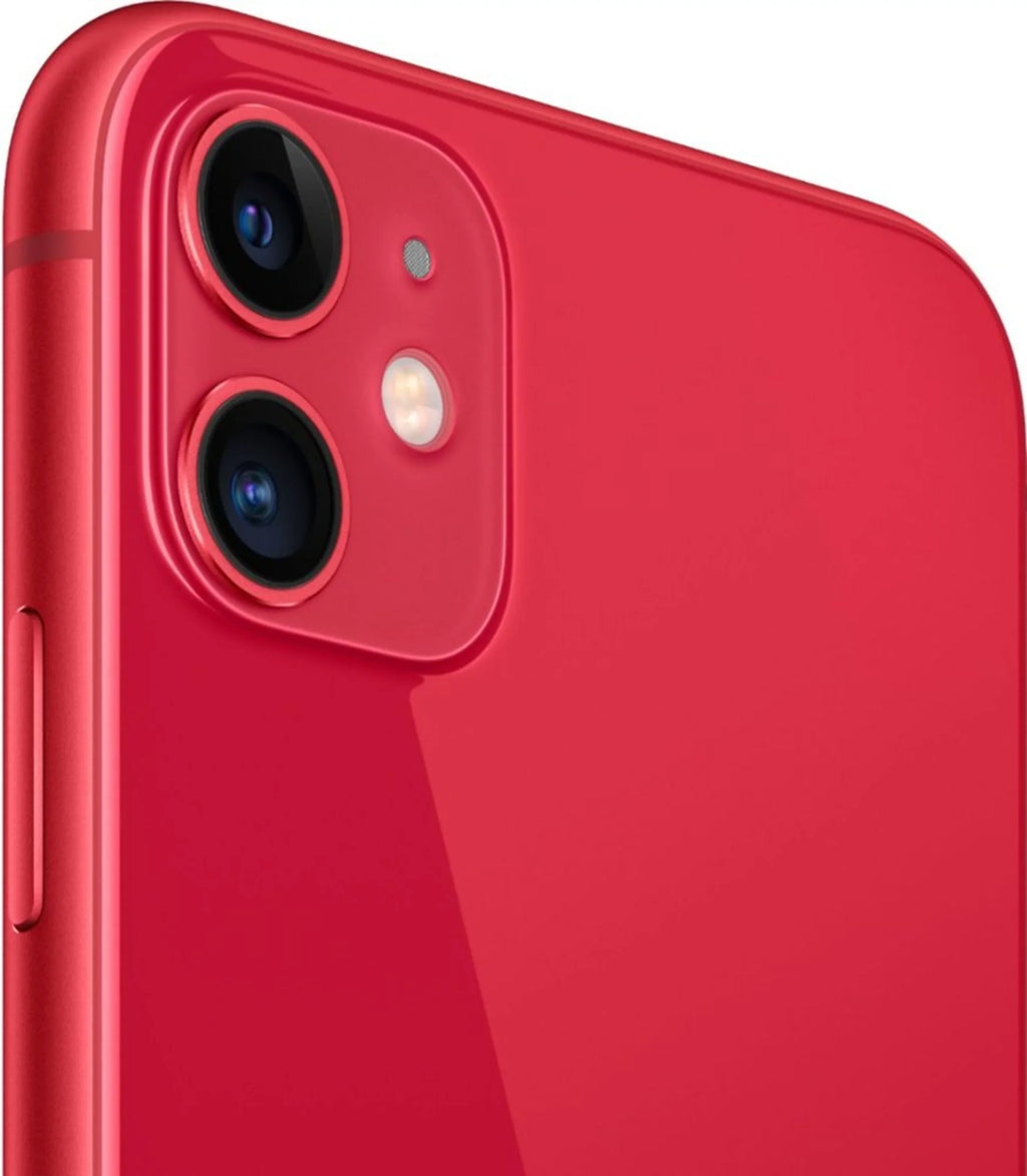 Restored Apple iPhone 11 64GB Fully Unlocked (Verizon + Sprint + GSM Unlocked) - Red (A-Grade ) (Refurbished)