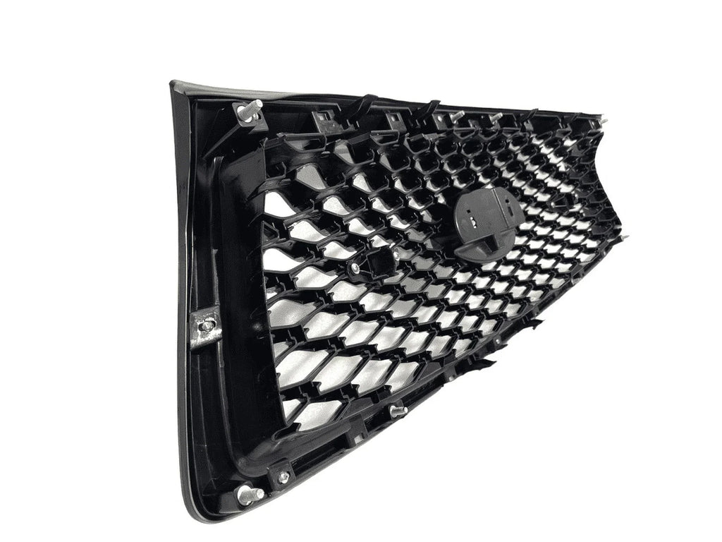 2018 2019 2020 2021 2022 2023 Suitable With Infiniti Q50 Q50s Sport Front Bumper Upper Grille With Sensor Holes And Camera Option Gloss Black