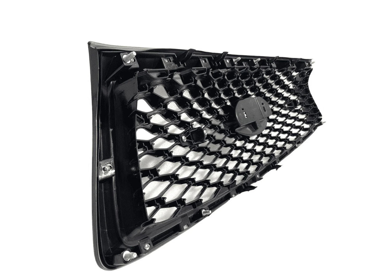 2018 2019 2020 2021 2022 2023 Suitable With Infiniti Q50 Q50s Sport Front Bumper Upper Grille With Sensor Holes And Camera Option Gloss Black
