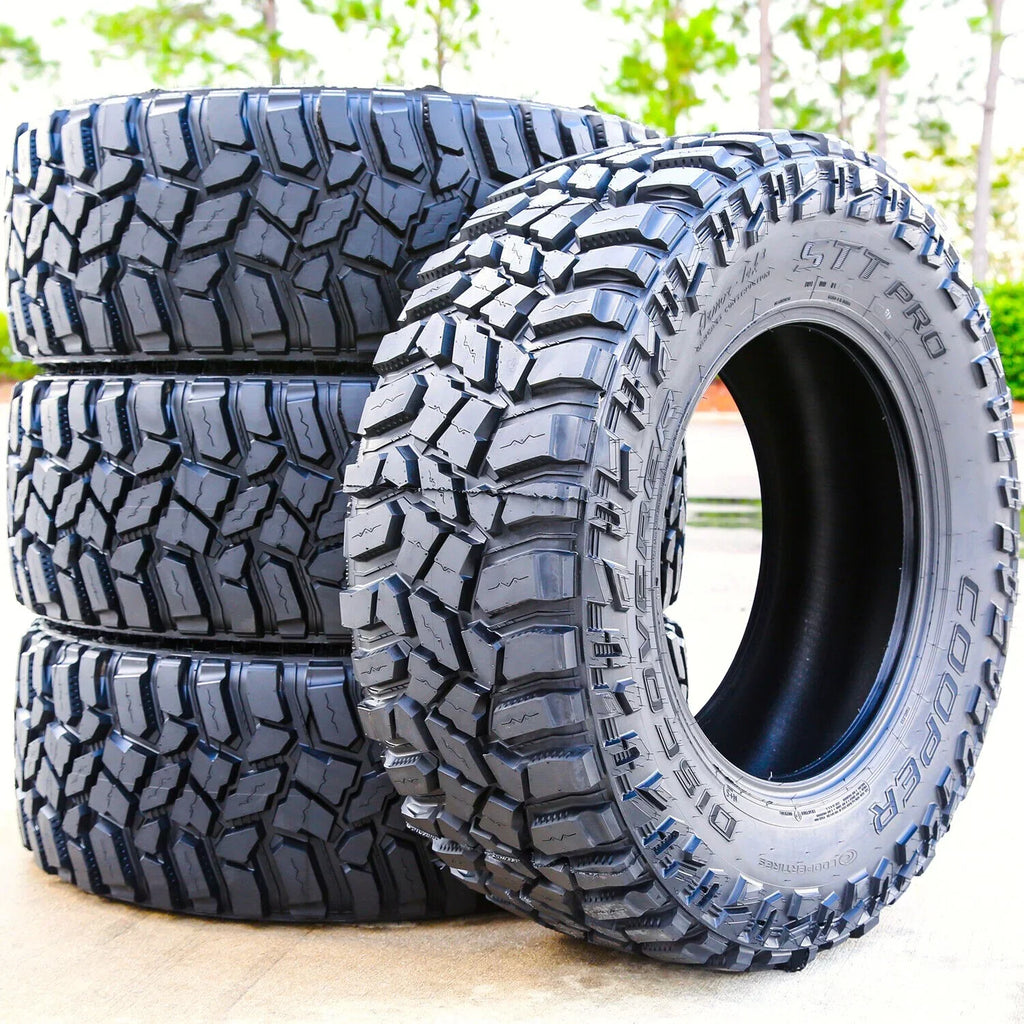 Pair of 2 (TWO) Cooper Protection STT Pro LT 35X12.50R20 121Q E (10 Ply) MT M/T Mud Tires