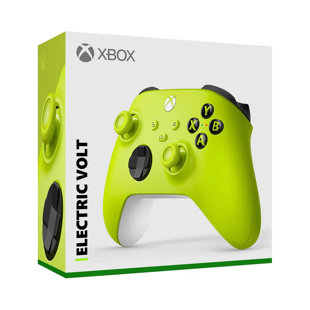 Microsoft Xbox Series S 512GB Digital Console with Extra Wireless Controller - Electric Volt - Powerpack Battery/Charge Cable Bundle with Microfiber Cleaning Cloth