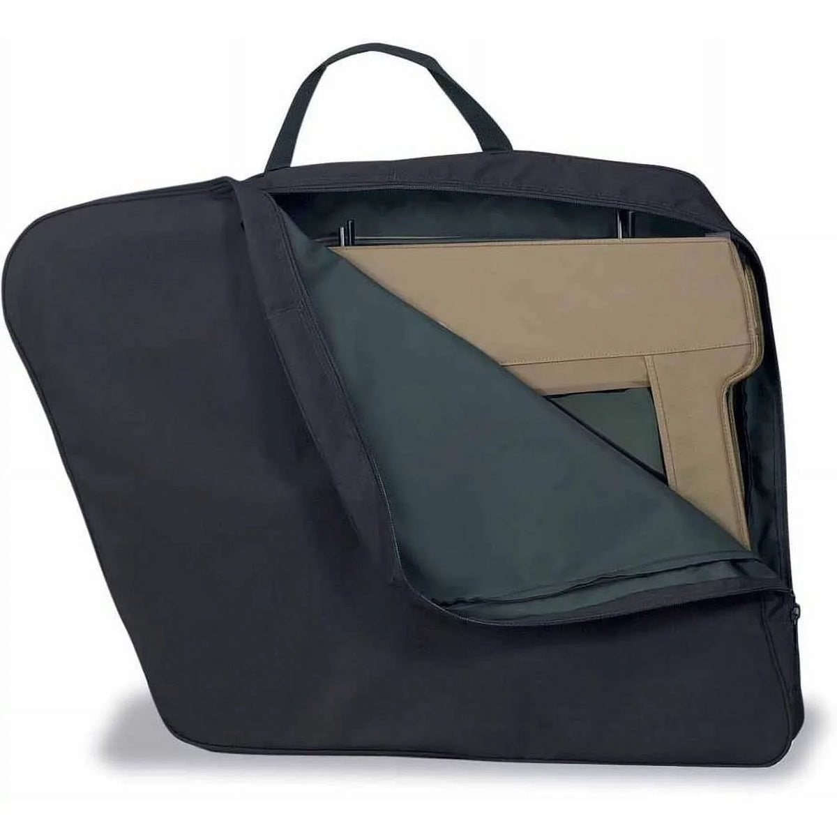 86-15 WRANGLER DOOR JACKET FOR UPPER HALF DOORS-BLACK