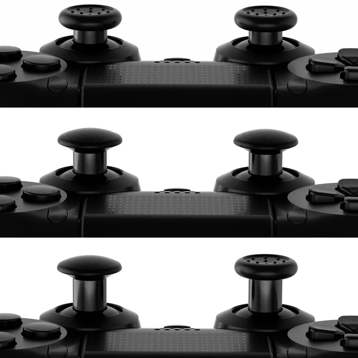 Black ModdedZone Extreme Modded Controller + Anti Recoil 2 Remap Buttons & Interchangeable Thumbsticks & Hair Triggers, Tactical Buttons Fitting with PS5 Custom Controller PC FPS