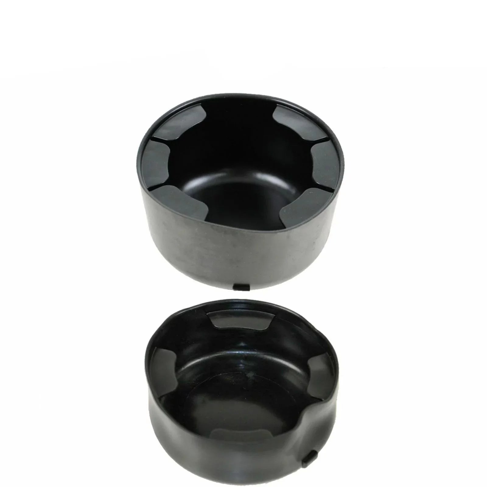 Front Rubber Center Console Cup Holder Insert Pair 2pc Set for Envoy Trailblazer