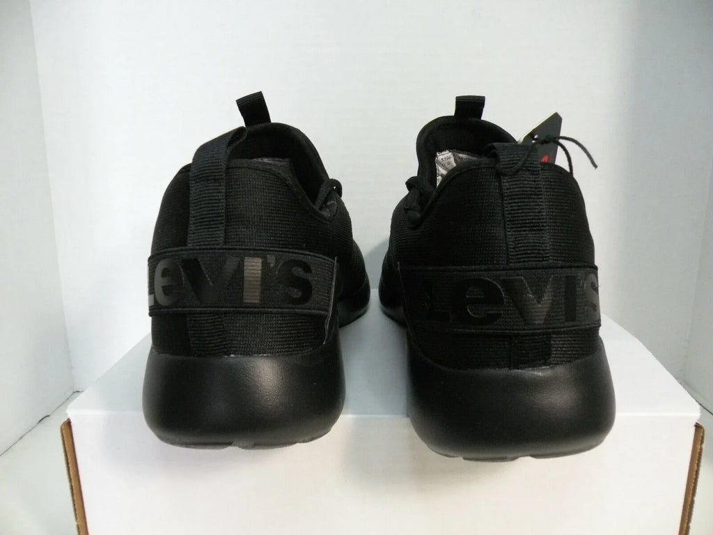 LEVIS COMFORT LOW ATHLETIC TRAINERS SPORTS SNEAKERS MEN SHOES BLACK SIZE 12 NEW