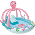 Friendly Octopus Inflatable Play Center W/ Water Slide, Kids Ages 2+