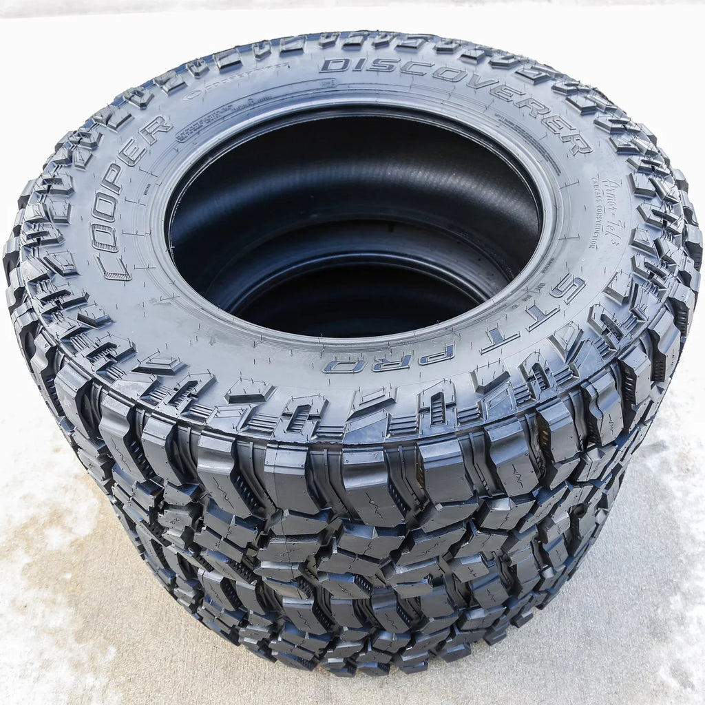Pair of 2 (TWO) Cooper Protection STT Pro LT 35X12.50R20 121Q E (10 Ply) MT M/T Mud Tires