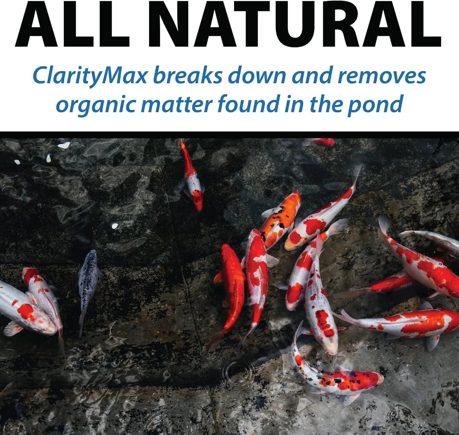 CrystalClear ClarityMax - Pond, Stream & Waterfall Treatment - 6 pounds treats up to 48,000 gallons