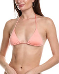 MONICA HANSEN womens Beachwear Money Maker Padded Triangle Bikini Top, S,