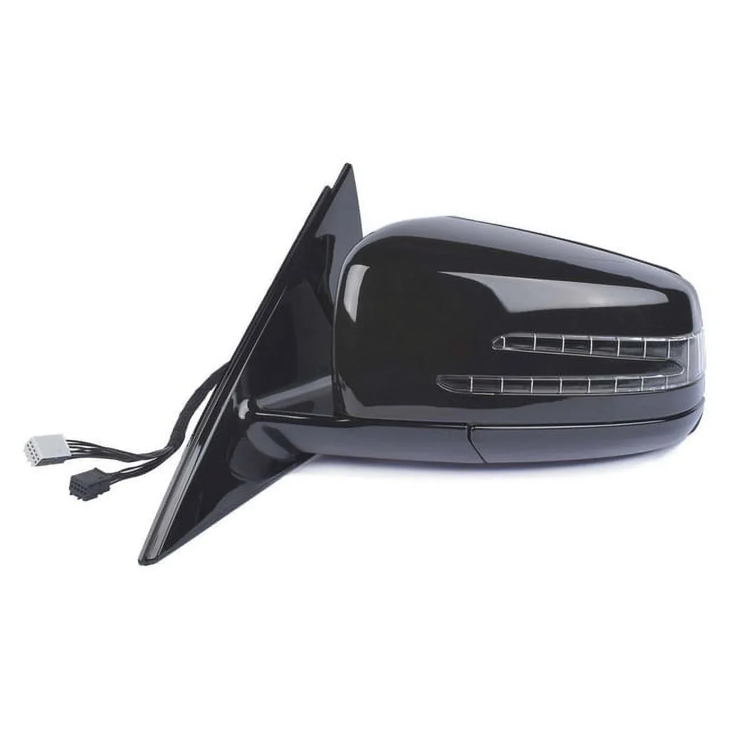 GELUOXI Driver Side Rear View Mirror for Mercedes-Benz E-Calss Sedan Wagon 2010-2016 Black 1Pc