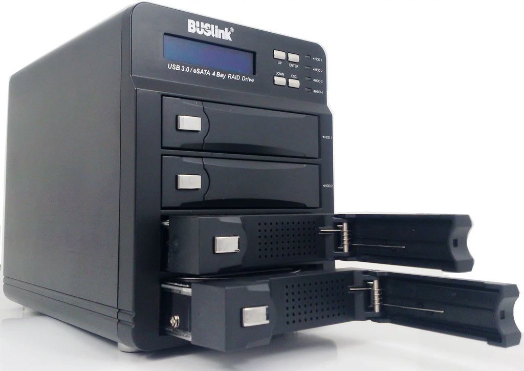 40TB USB 3.0 ESATA 4 BAY RAID RAID MODE SELECTABLE DRIVE WITH FAN