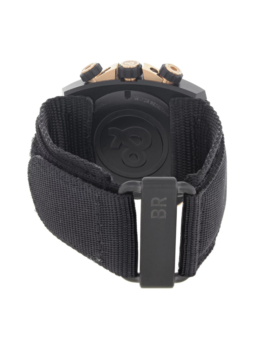Bell & Ross Marine Matte PVD Black Steel Automatic Mens Watch BR02-CHR-BICOLOR