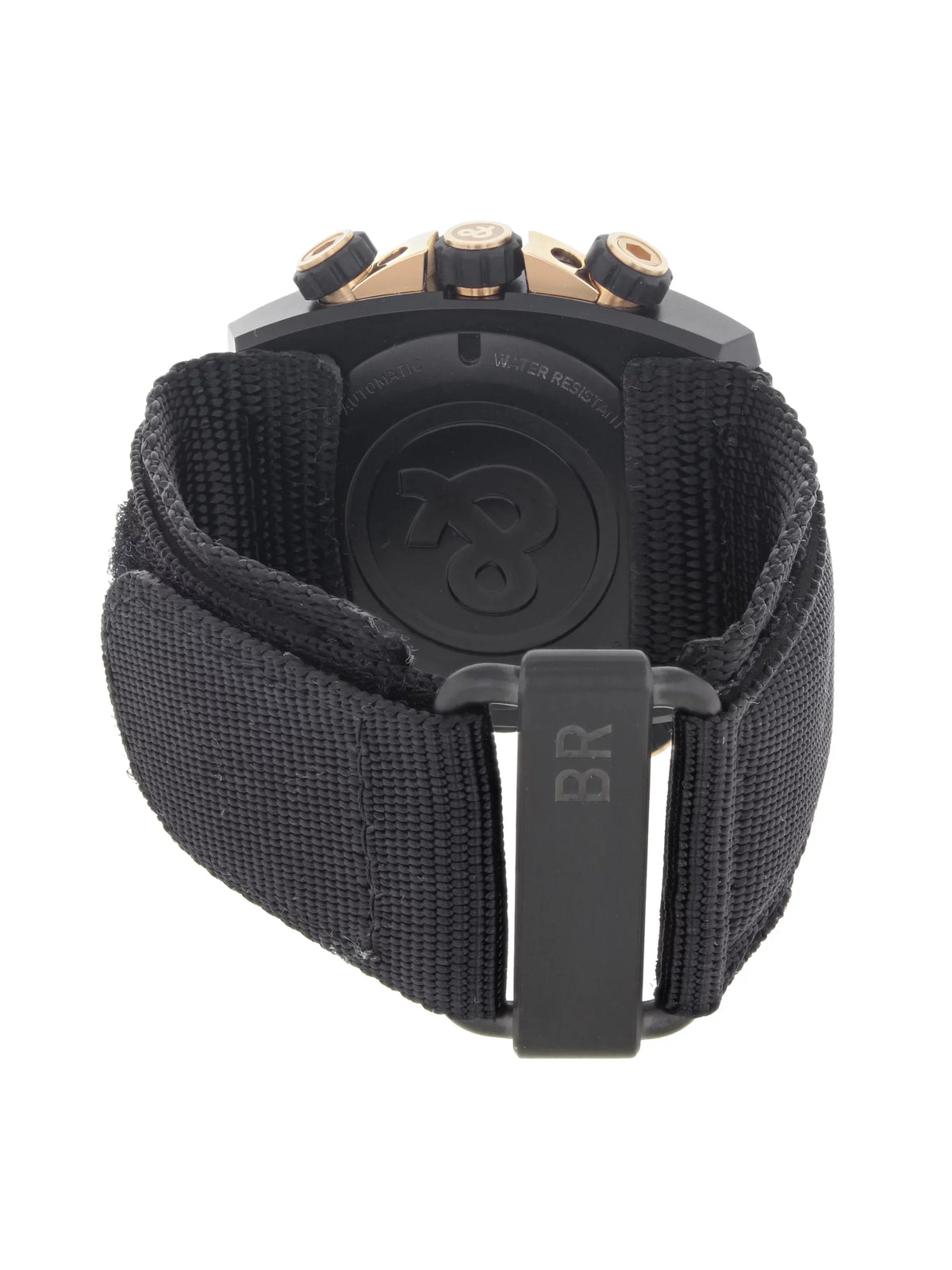Bell & Ross Marine Matte PVD Black Steel Automatic Mens Watch BR02-CHR-BICOLOR