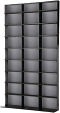 Media Storage Cabinet - Large Tower, Stores 837 s, 630 Blu-Rays, 531 s, 624 PS3/PS4 Games Or 528 Wii Games With 9 Fixed Shelves, PN35435725 In Black