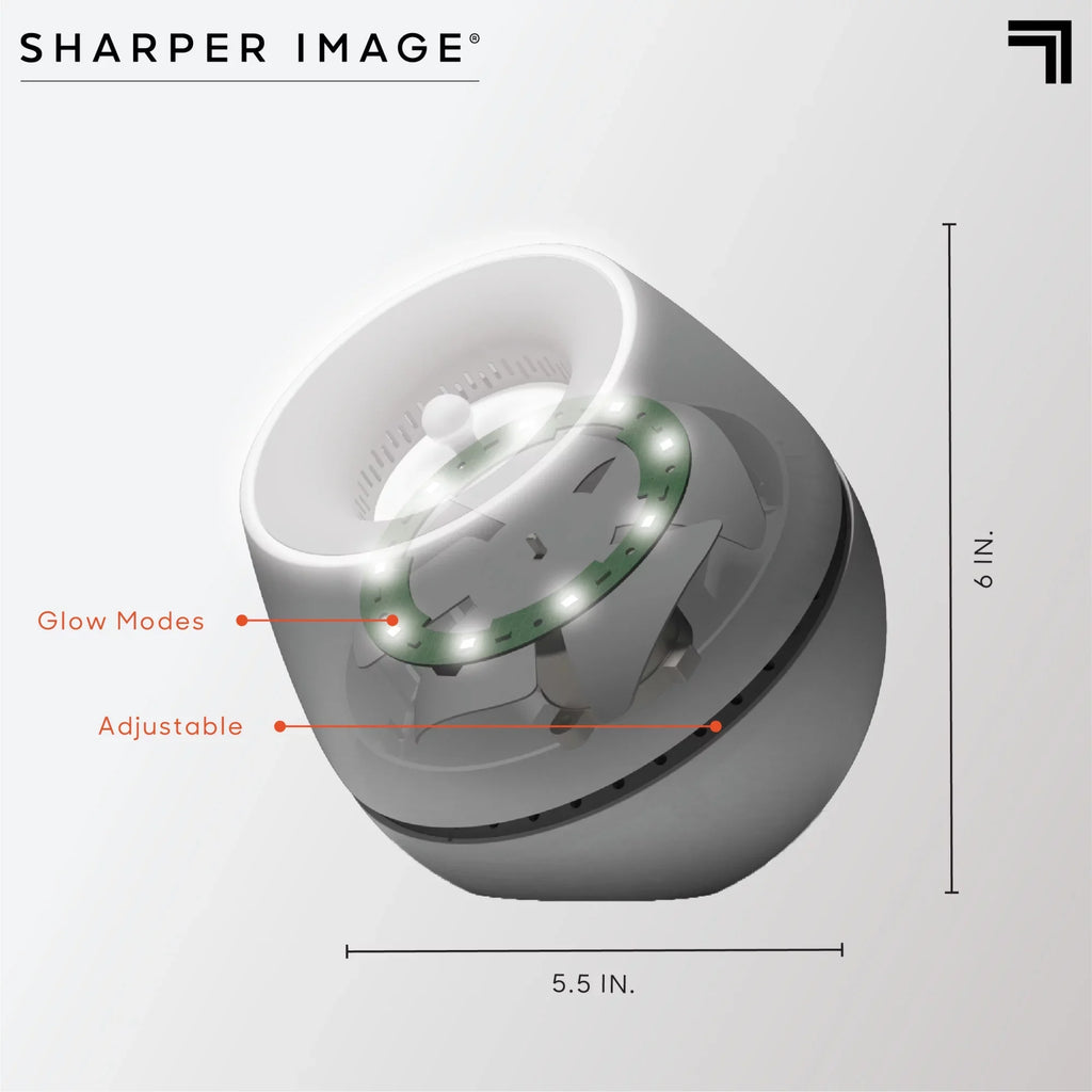 Sharper Image® Sound Soother Wind, White Noise Machine With LED Glow
