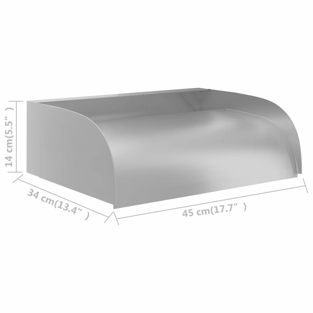 Walmeck Waterfall 17.7"x13.4"x5.5" Stainless Steel 304